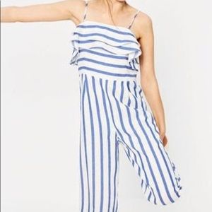 Striped Jumpsuit Outfit